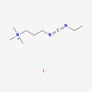 3-(((Ethylimino)methylene)amino)-N,N,N-trimethylpropan-1-aminium iodide
