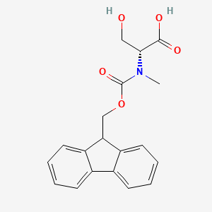 N-(((9H-Fluoren-9-yl)methoxy)carbonyl)-N-methyl-D-serine