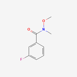 3-fluoro-N-methoxy-N-methylbenzamide