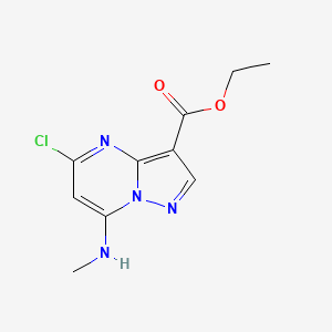 Ethyl 5-chloro-7-(methylamino)pyrazolo[1,5-a]pyrimidine-3-carboxylate