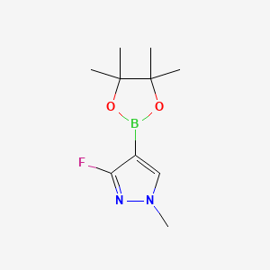 3-Fluoro-1-methyl-4-(4,4,5,5-tetramethyl-1,3,2-dioxaborolan-2-yl)-1H-pyrazole
