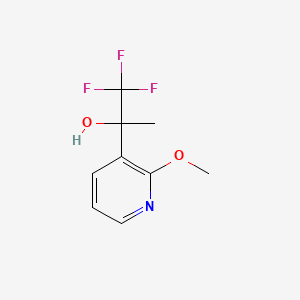 2-Methoxy-α-methyl-α-(trifluoromethyl)-3-pyridinemethanol