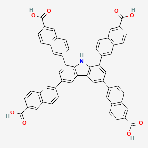 6，6′，6′′，6′′′-(9H-Carbazole-1，3，6，8-tetrayl)tetrakis[2-naphthalenecarboxylic acid]