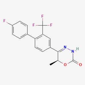 (S)-5-(4'-Fluoro-2-(trifluoromethyl)-[1,1'-biphenyl]-4-yl)-6-methyl-3,6-dihydro-2H-1,3,4-oxadiazin-2-one