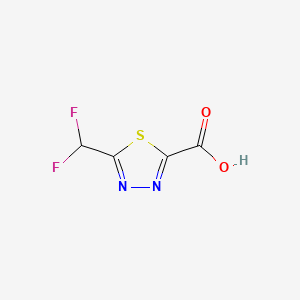 5-(Difluoromethyl)-1,3,4-thiadiazole-2-carboxylic Acid