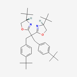 (4S,4′S)-2,2′-[2-[4-(1,1-Dimethylethyl)phenyl]-1-[[4-(1,1-dimethylethyl)phenyl]methyl]ethylidene]bis[4-(1,1-dimethylethyl)-4,5-dihydrooxazole]