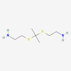 2,2'-[Propane-2,2-diylbis(sulfanediyl)]bis(ethan-1-amine)