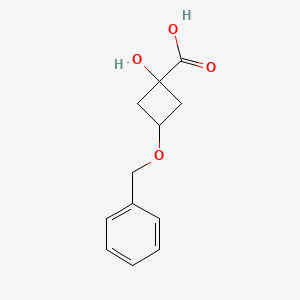 顺式-3-(苄氧基)-1-羟基环丁烷-1-羧酸