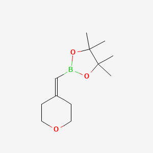 (Dihydro-2H-pyran-4(3H)-ylidene)methylboronic Acid Pinacol Ester