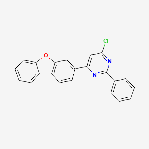 4-Chloro-6-(3-dibenzofuranyl)-2-phenylpyrimidine