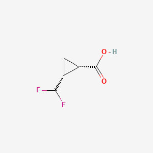 (1S,2R)-2-(Difluoromethyl)cyclopropane-1-carboxylic Acid