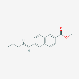 Methyl 6-[(1E)-4-methyl-1-penten-1-yl]-2-naphthalenecarboxylate