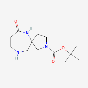 tert-Butyl 7-Oxo-2,6,10-triazaspiro[4.6]undecane-2-carboxylate