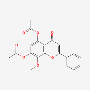 8-Methoxy-4-oxo-2-phenyl-4H-chromene-5,7-diyl diacetate