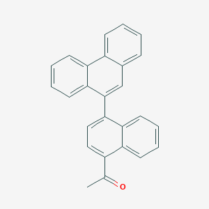 1-[4-(9-Phenanthrenyl)-1-naphthalenyl]ethanone