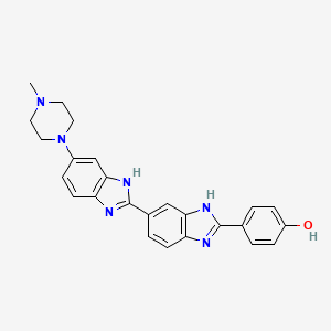 4-(5-(4-Methylpiperazin-1-yl)-1H,1'H-[2,5'-bibenzo[d]imidazol]-2'-yl)phenol