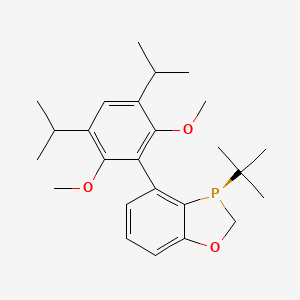 (R)-3-(tert-Butyl)-4-(3,5-diisopropyl-2,6-dimethoxyphenyl)-2,3-dihydrobenzo[d][1,3]oxaphosphole