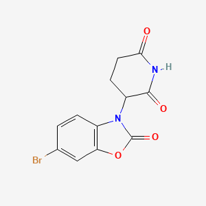 3-(6-Bromo-2-oxobenzo[d]oxazol-3(2H)-yl)piperidine-2,6-dione