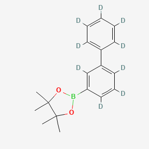 2-([1，1′-Biphenyl]-3-yl-2，2′，3′，4，4′，5，5′，6，6′-d9)-4，4，5，5-tetramethyl-1，3，2-dioxaborolane
