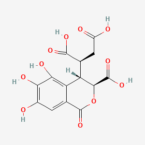 (S)-2-((3S,4S)-3-Carboxy-5,6,7-trihydroxy-1-oxoisochroman-4-yl)succinic acid