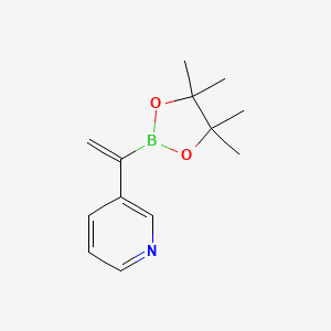 3-(1-(4,4,5,5-Tetramethyl-1,3,2-dioxaborolan-2-yl)vinyl)pyridine