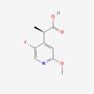 (R)-2-(5-Fluoro-2-methoxypyridin-4-yl)propanoic acid