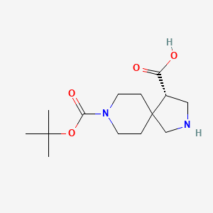 (S)-8-(tert-Butoxycarbonyl)-2,8-diazaspiro[4.5]decane-4-carboxylic acid