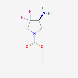 tert-Butyl (S)-4-amino-3,3-difluoropyrrolidine-1-carboxylate