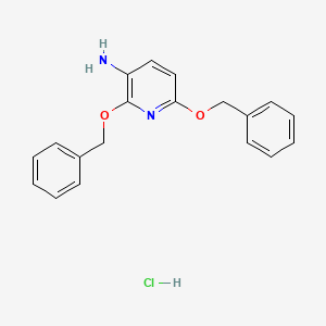 2,6-Bis(benzyloxy)pyridin-3-amine hydrochloride
