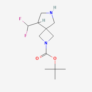 tert-Butyl 8-(difluoromethyl)-2,6-diazaspiro[3.4]octane-2-carboxylate
