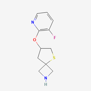 7-((3-Fluoropyridin-2-yl)oxy)-5-thia-2-azaspiro[3.4]octane