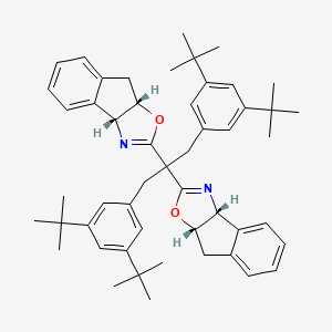 (3aR,3'aR,8aS,8'aS)-2,2'-(1,3-Bis(3,5-di-tert-butylphenyl)propane-2,2-diyl)bis(3a,8a-dihydro-8H-indeno[1,2-d]oxazole)