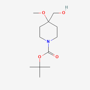tert-Butyl 4-(hydroxymethyl)-4-methoxypiperidine-1-carboxylate