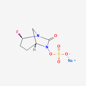 Sodium (1S,2R,5R)-2-fluoro-7-oxo-1,6-diazabicyclo[3.2.1]octan-6-yl sulfate