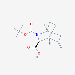(1S,3S,4R)-2-(tert-Butoxycarbonyl)-5-methylene-2-azabicyclo[2.2.2]octane-3-carboxylic acid
