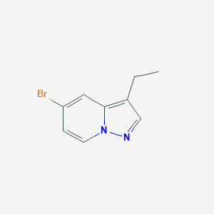 5-Bromo-3-ethylpyrazolo[1，5-a]pyridine