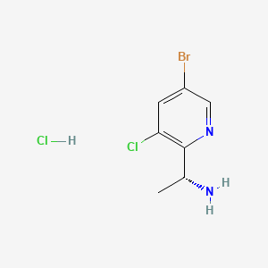 (R)-1-(5-Bromo-3-chloropyridin-2-yl)ethan-1-amine hydrochloride