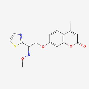 7-(2-(Methoxyimino)-2-(thiazol-2-yl)ethoxy)-4-methyl-2H-chromen-2-one