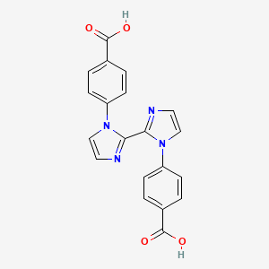 4，4'-(1H，1'H-[2，2'-Biimidazole]-1，1'-diyl)dibenzoic acid