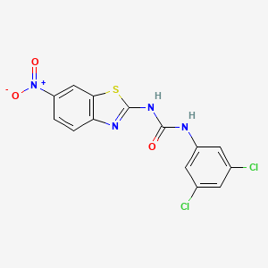 N-(3，5-Dichlorophenyl)-N′-(6-nitro-2-benzothiazolyl)urea