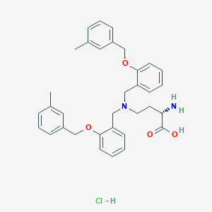 (S)-2-Amino-4-(bis(2-((3-methylbenzyl)oxy)benzyl)amino)butanoic acid hydrochloride