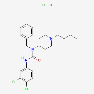 1-Benzyl-1-(1-butyl-4-piperidyl)-3-(3,4-dichlorophenyl)urea Hydrochloride