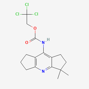 2，2，2-Trichloroethyl (3，3-dimethyl-1，2，3，5，6，7-hexahydrodicyclopenta[b，e]pyridin-8-yl)carbamate