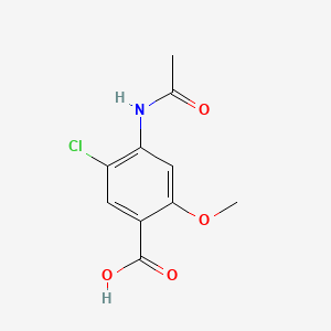 4-Acetamido-5-chloro-2-methoxybenzoic acid