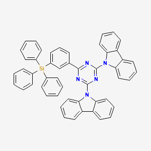 9,9'-[6-[3-(Triphenylsilyl)phenyl]-1,3,5-triazine-2,4-diyl]bis(9H-carbazole)