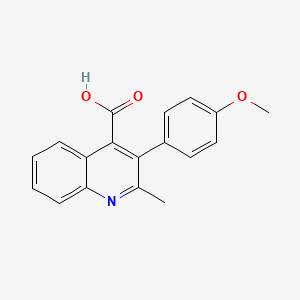 3-(4-Methoxyphenyl)-2-methyl-4-quinolinecarboxylic acid