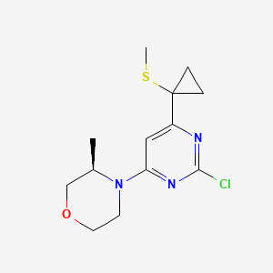 (R)-4-(2-Chloro-6-(1-(methylthio)cyclopropyl)pyrimidin-4-yl)-3-methylmorpholine
