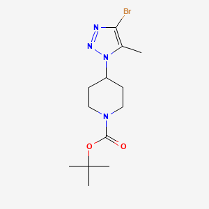 tert-Butyl 4-(4-bromo-5-methyl-1H-1,2,3-triazol-1-yl)piperidine-1-carboxylate