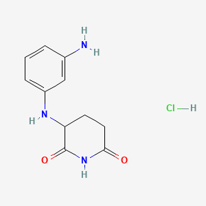 3-((3-Aminophenyl)amino)piperidine-2,6-dione hydrochloride