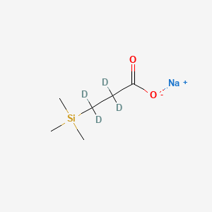 3-(Trimethylsilyl)propionic acid-d4 sodium salt, 98 atom% D